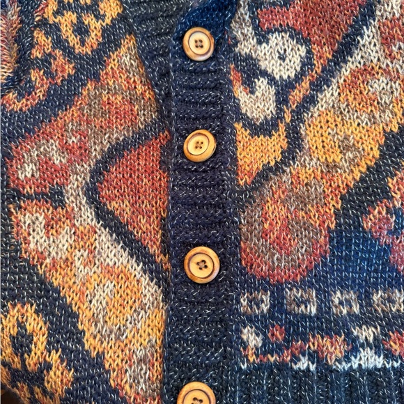 J. Jill Multicolor Knit Cardigan Sz. XL - Picture 4 of 8